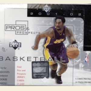 2001-02 Upper Deck Pros & Prospects Basketball Hobby Box