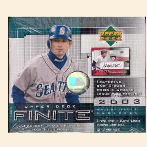 2003 Upper Deck Finite Baseball Hobby Box