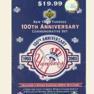 2003 Upper Deck New York Yankees 100th Anniversary Baseball Factory Set Box