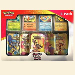 Pokemon: Scarlet & Violet - 151 - Tin 5 Pack