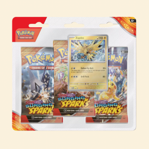 Pokemon: Surging Sparks 3 Pack (Styles May Vary)